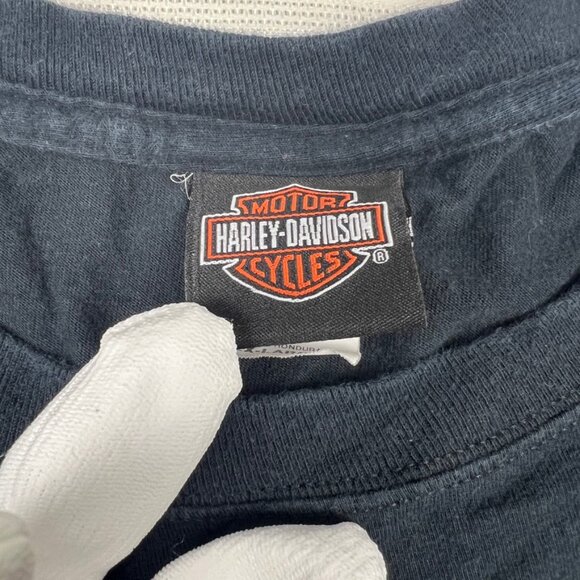 2003 Harley Davidson Motorcycles Las Vegas Nevada Flames T Shirt Men Size 2XL - Picture 7 of 9